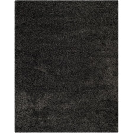 Safavieh 5 ft.-1 in. x 8 ft. Power Loomed Medium Rectangle Shag RugDark Grey SG180-8484-5
